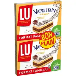 Carrefour Lu napolitain format familial offre