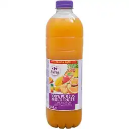 Carrefour Carrefour extra pur jus de fruits family pack offre