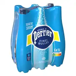 Carrefour Perrier nature et perrier fines bulles offre