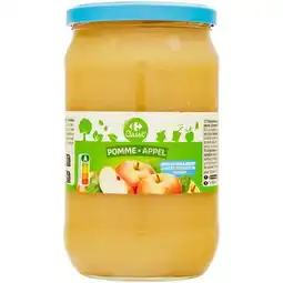 Carrefour Carrefour classic' purée de fruits sans sucres ajoutés offre