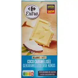 Carrefour Carrefour extra tablette de chocolat les carrés gourmands offre