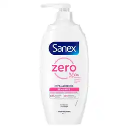 Carrefour Sanex gel douche zéro % offre