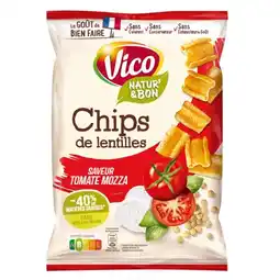 Carrefour Vico chips de lentilles natur'&bon offre