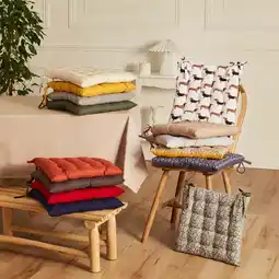 Carrefour Tex home galette de chaise offre