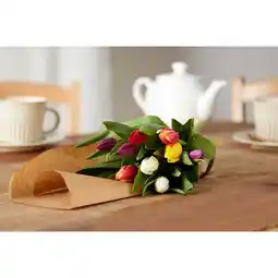 Carrefour Carrefour bouquet de 9 tulipes offre