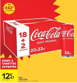 Carrefour Drive Coca cola - soda offre