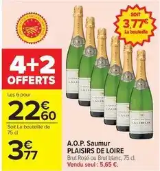 Carrefour Drive Brut - a.o.p. saumur offre