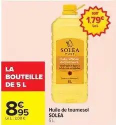 Carrefour Drive Huile de tournesol offre