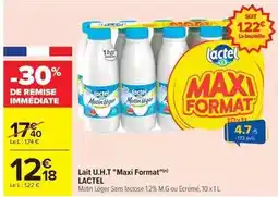 Carrefour Drive Lactel - lait u.h.t maxi format offre