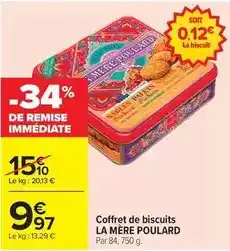 Carrefour Drive Coffret de biscuits offre