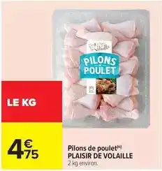Carrefour Drive Pilons de poulet offre