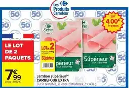 Carrefour Drive Carrefour - jambon supérieur extra offre