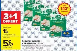 Carrefour Drive Carrefour - légumes surgelés classic' offre