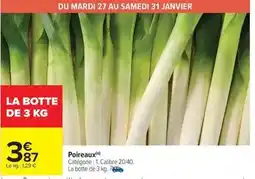 Carrefour Drive Poireaux offre