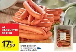 Carrefour Drive Knack d'alsace offre