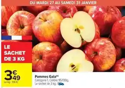 Carrefour Drive Pommes gala offre