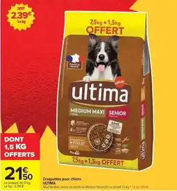 Carrefour Drive Ultima - croquettes pour chiens offre