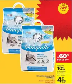 Carrefour Drive Mir - litière minérale pour chats offre