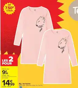 Carrefour Drive Big-tee femme offre