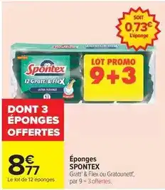 Carrefour Drive Spontex - éponges offre