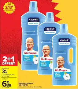 Carrefour Drive Mr propre - métagere offre