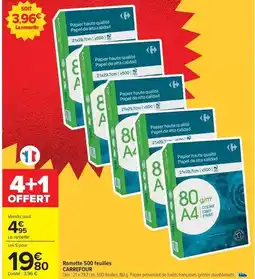Carrefour Drive Carrefour - ramette 500 feuilles offre