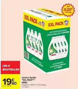 Carrefour Drive Ariel - lessive liquide offre