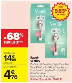 Carrefour Drive Care - rasoir offre