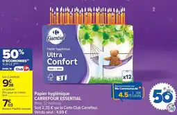 Carrefour Market Carrefour - papier hygiénique offre