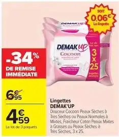 Carrefour Drive Demak up - lingettes offre