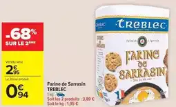 Carrefour Market Treblec - farine de sarrasin offre
