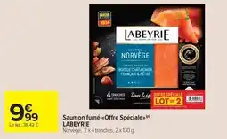 Carrefour Market Labeyrie - saumon fumé offre spéciale offre