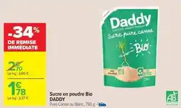 Carrefour Market Sucre en poudre bio offre