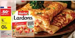 Carrefour Market Herta - lardons offre