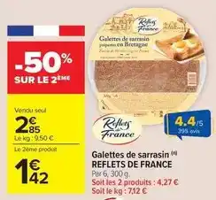 Carrefour Market Reflets de france - galettes de sarrasin offre