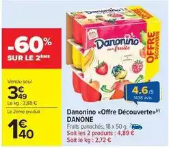 Carrefour Market Danone - danonino offre découverte offre