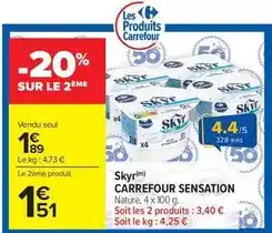 Carrefour Market Carrefour - skyr sensation offre