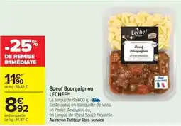 Carrefour Market Lechef - boeuf bourguignon offre