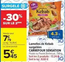 Carrefour Market Carrefour - semelles de kebab surgelées offre