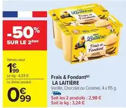 Carrefour Market La laitière - frais & fondant offre