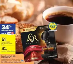 Carrefour Market Lor - capsules de café xxl offre