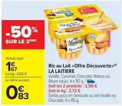 Carrefour Market Nestlé - riz au lait offre découverte offre