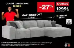 BUT Canapé d'angle fixe offre