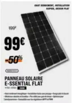 Narbonne accessoires Panneau solaire e-ssential flat offre