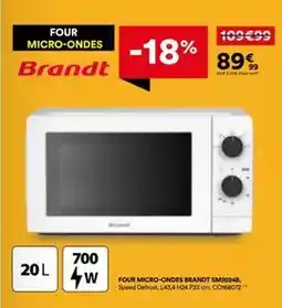 BUT Brandt - four micro-ondes sm2024b offre