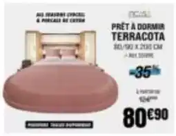 Narbonne accessoires Incasa - prêt à dormir terracota offre