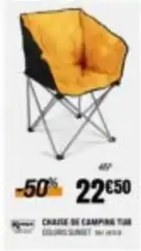 Narbonne accessoires Kampa - chaise de camping tub offre