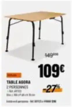 Narbonne accessoires Soplair - table adora offre