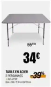 Narbonne accessoires Table en acier offre