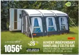 Narbonne accessoires Auvent indépendant gonflable celtis air offre